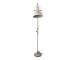 Krémová stojací lampa Lumos s patinou - 59*27*189 cm Clayre & Eef