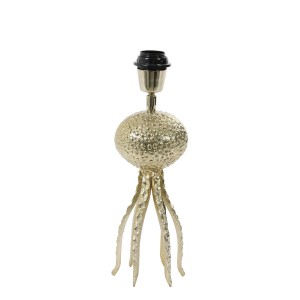 Zlatá kovová patice Octopus - Ø 13*26 cm