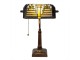 Stolní lampa Tiffany Abbie - 26*26*42 cm E27/max 1*40W