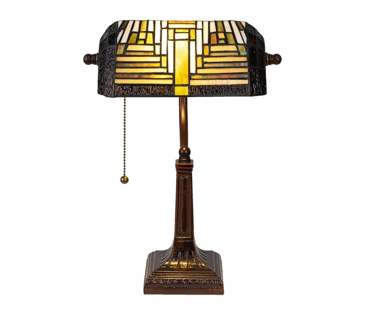 Stolní lampa Tiffany Abbie - 26*26*42 cm E27/max 1*40W