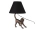 Stolní lampa Monkey s černým stínidlem - 29*27*43 cm E27
