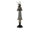 Vánoční dekorativní soška jelena v zimním kabátu - 9*8*36 cm