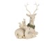 Vánoční dekorativní soška jelena s laní a veverkami - 16*9*18 cm