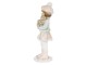 Vánoční dekorativní soška holčičky s pejskem - 11*7*21 cm