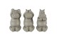 Dekorativní sošky sedících hrochů - 15*6*9 cm