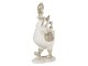 Dekorativní soška husy s housaty a čepicemi - 10*5*18 cm