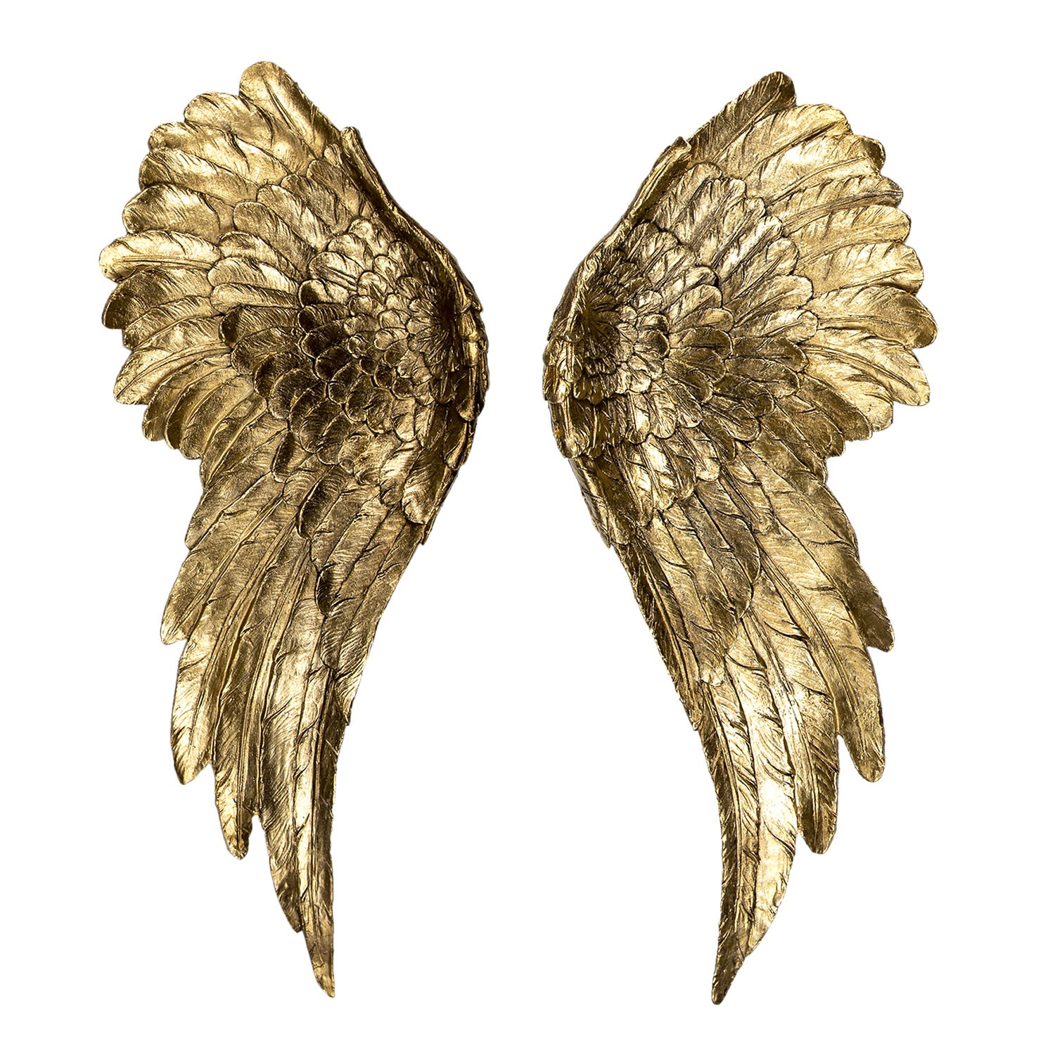 Zlatá dekorativní křídla (2 ks) - 22*6*55 cm Clayre & Eef
