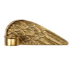Zlatý svícen s jedním křídlem - 14*5*5 cm