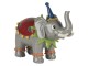 Dekorativní soška cirkusového slona - 13*6*11 cm