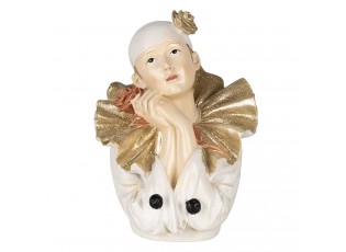 Vánoční dekorativní soška klauna - 11*11*15 cm