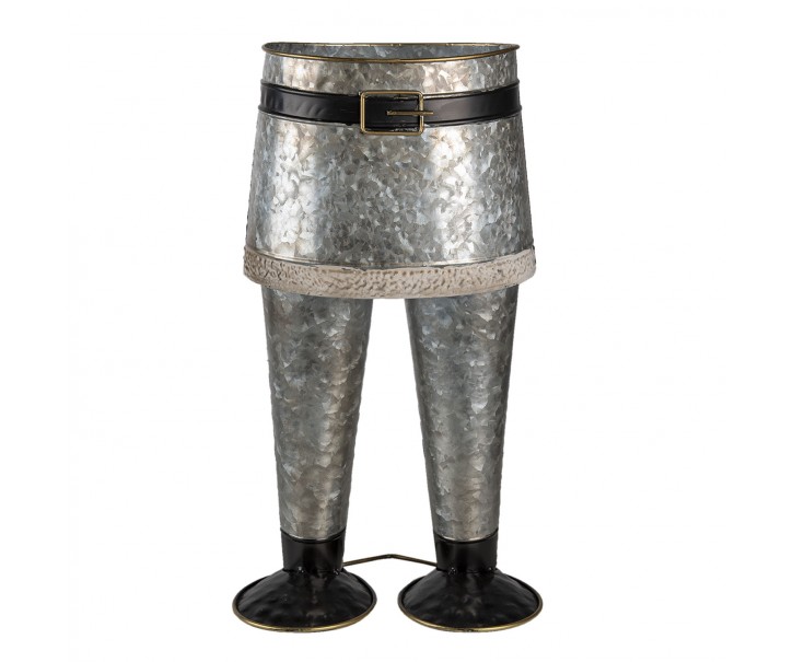Kovový stojan ve tvaru kalhot na květináč - 22*15*40 cm