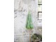 Pistáciový plážový slunečník Floral Pistachio - Ø 200*230 cm