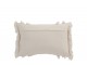 Krémový bavlněný polštář s třásněmi Tassel Edge - 45*30 cm