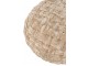 Béžový kulatý proplétaný puf Crocheted - Ø 48*35 cm