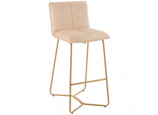 Béžová barová stolička Lisa - 49*57*86cm