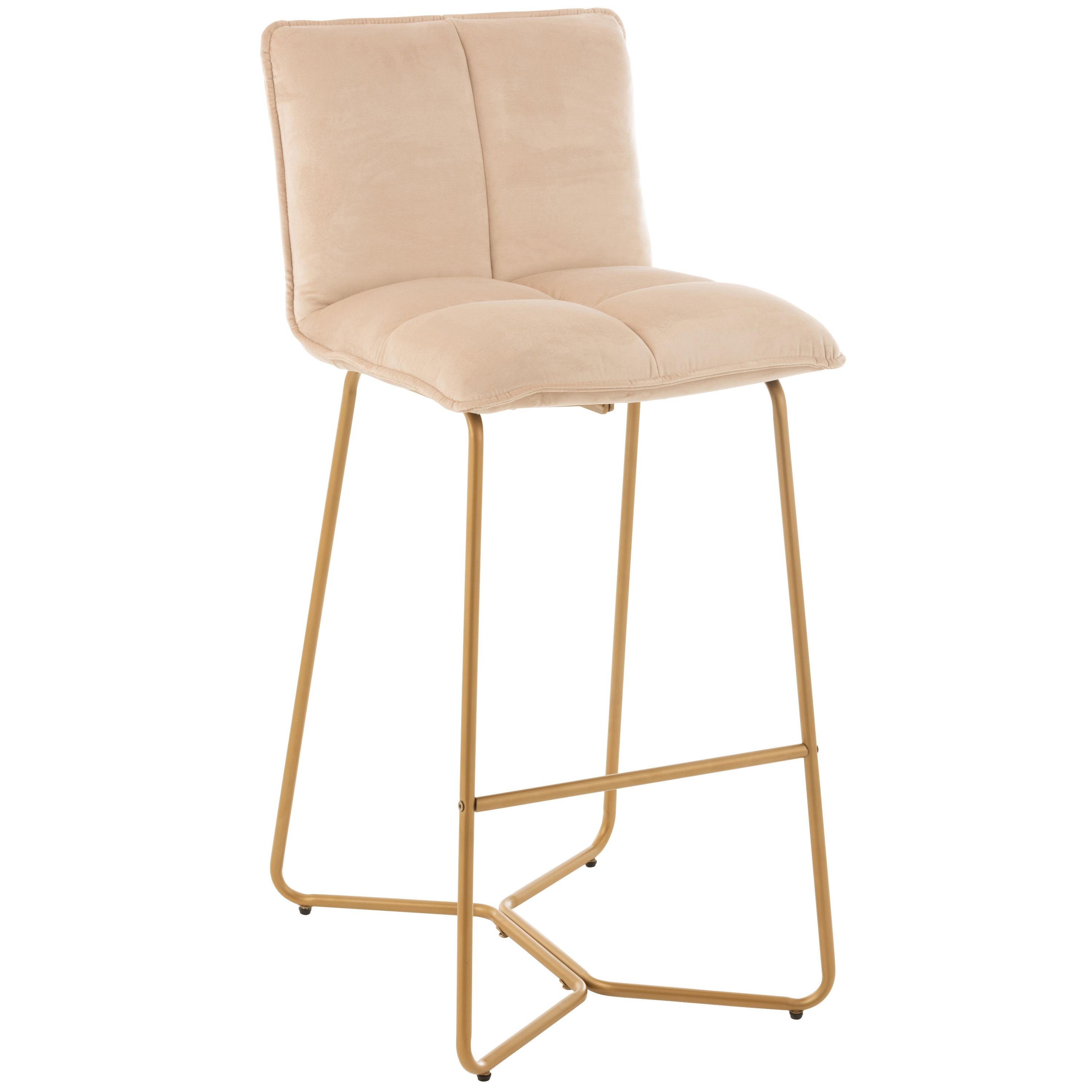 Béžová barová stolička Lisa - 49*57*86cm J-Line by Jolipa
