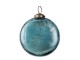 Modrá skleněná vánoční koule - Ø 10 cm