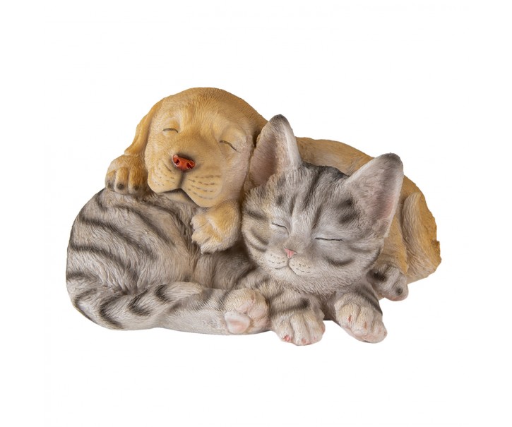 Dekorativní soška psa a kočky - 20*15*11 cm