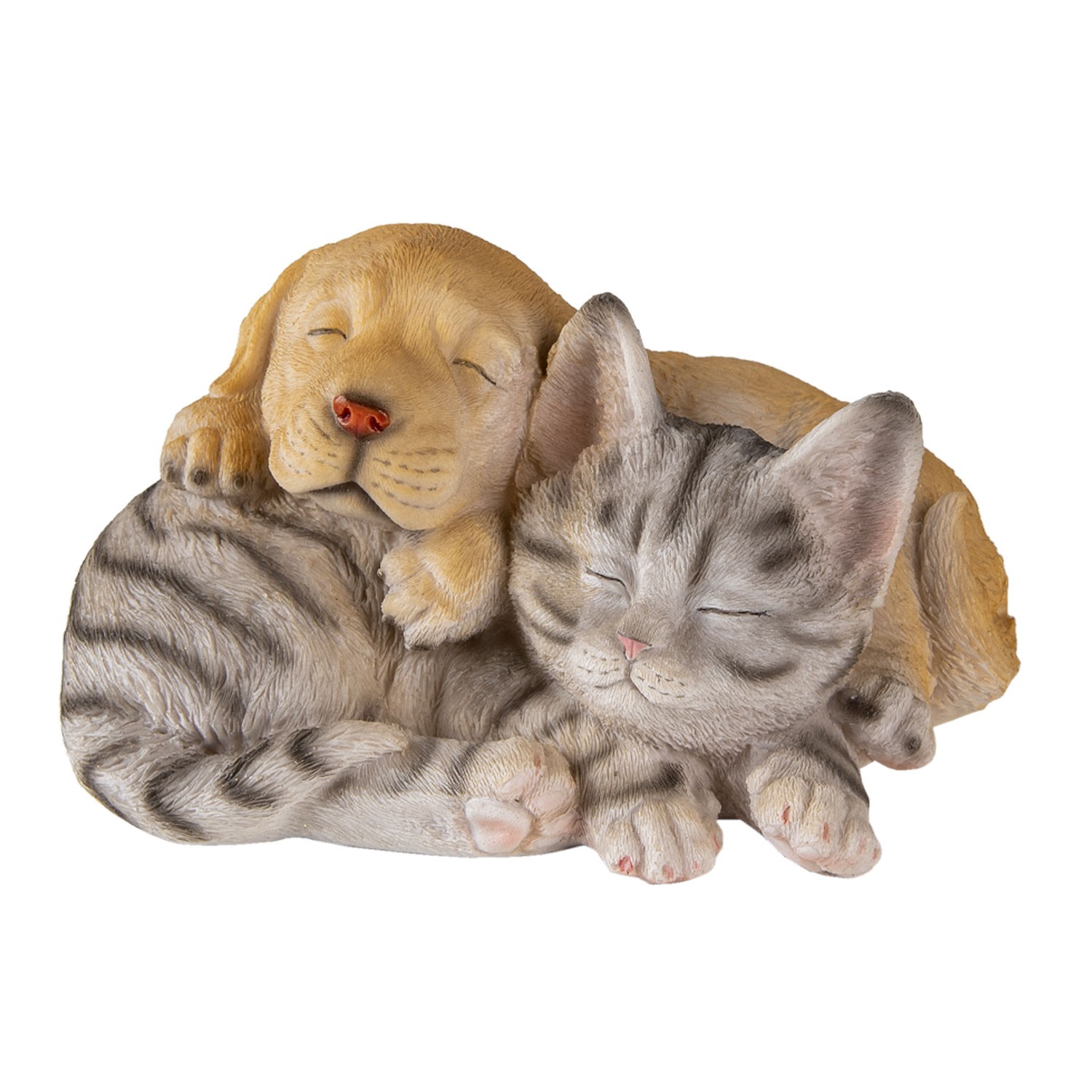 Levně Dekorativní soška psa a kočky - 20*15*11 cm 6PR3336