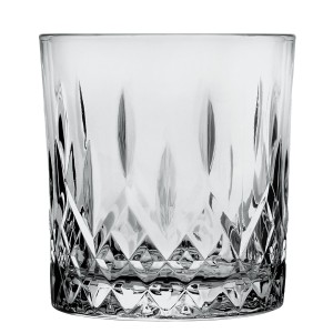 Skleněná nápojová sklenička Water Grey S - 280 ml