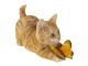 Dekorativní soška kočky s motýlkem - 19*8*10 cm