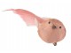 Růžový peříčkový ptáček s klipem - 5*16,5*5 cm