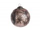 Hnědá ozdoba Boho antique salmon - Ø 12cm