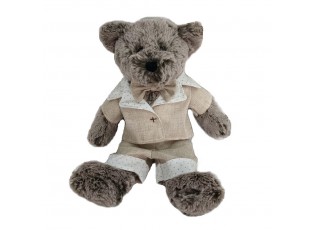 Plyšová hračka medvídek v obleku 25cm - 37*20 cm
