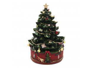 Hrací skříňka vánoční stromeček - Ø 12*18 cm
