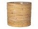 Oválný košík Alma z bambusových tyček - Ø 26*22 cm