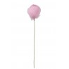 Dekorace růžová květina tulipán z peříček - Ø12*38cm