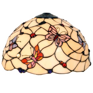Stínidlo Tiffany Butterfly Garden - Ø 30*20 cm