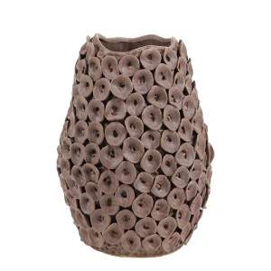 Hnědá váza Deco Mosa - Ø 26,5*35 cm