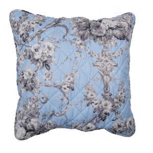 Modrý vintage povlak na polštář M - 50*50 cm