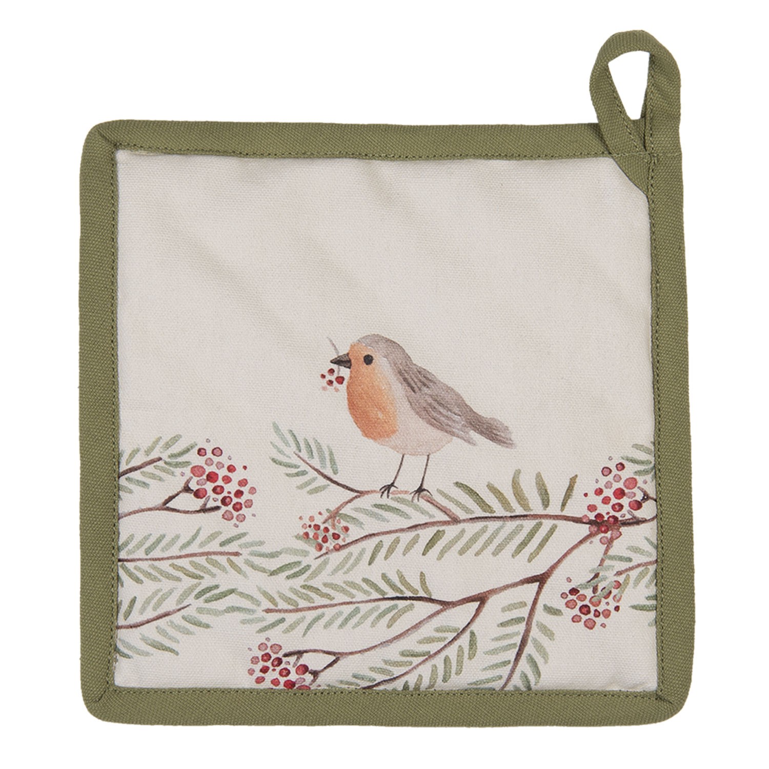 Chňapka - podložka Vintage Green Pine - 20*20 cm