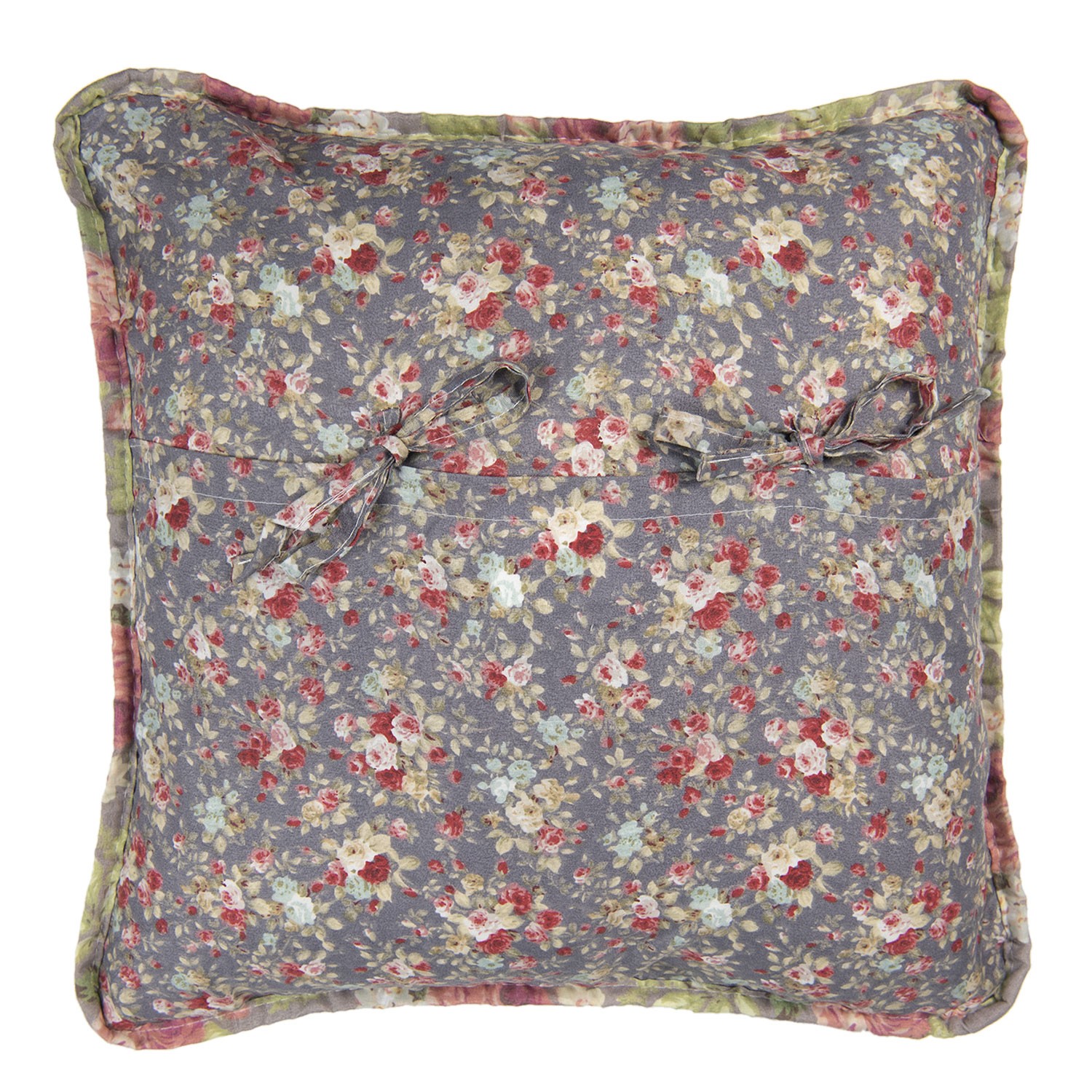 Taupe povlak na polštář s růžemi Roses - 40*40 cm