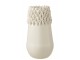Krémová keramická váza Ibiza white - Ø 18*33cm