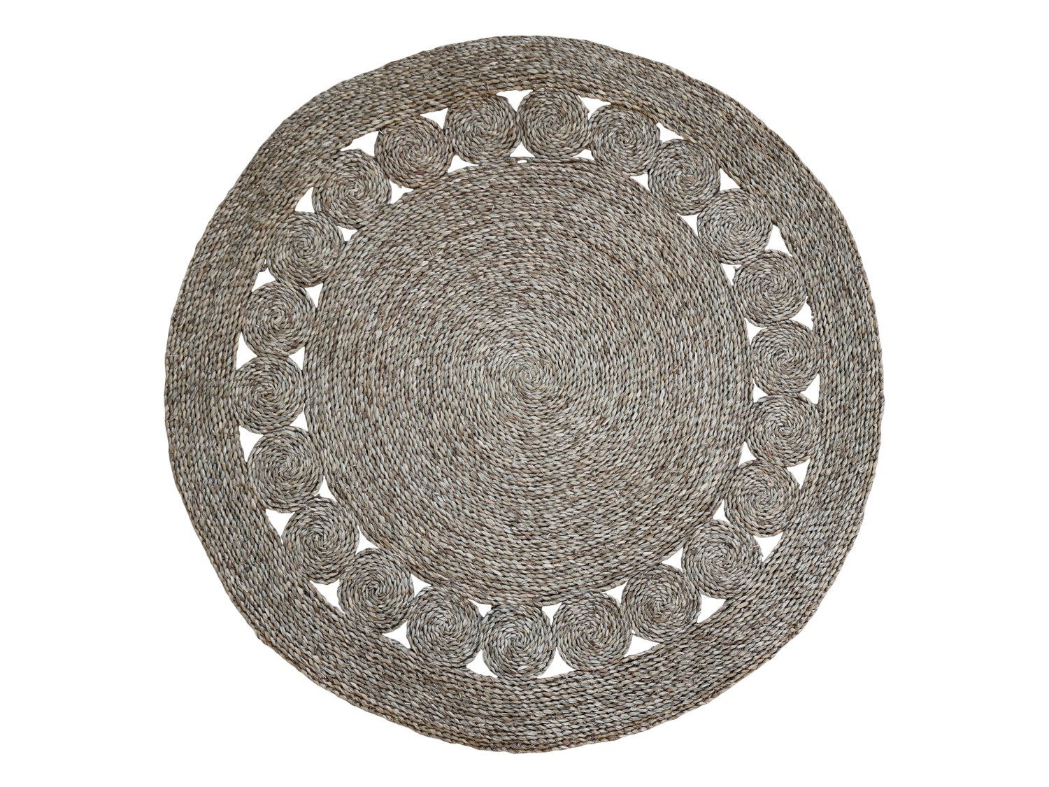 Přírodní kulatý koberec z mořské trávy - Ø120 cm Chic Antique
