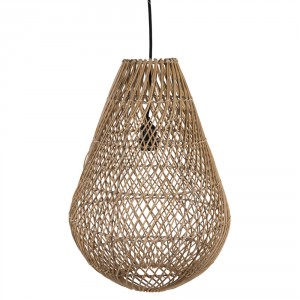 Ratanová závěsná stropní lampa Logen - 35*35*54cm