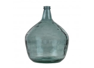 Modrá skleněná váza z recyklovaného skla 16L - Ø32*42cm