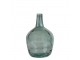 Modrá skleněná váza z recyklovaného skla 4L - Ø19*31cm