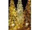LED bílá dekorativní Borovice se třpytkami M - 11*11*26cm