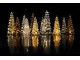 LED dekorativní soška lesklá Borovice M - 11*11*25,5 cm