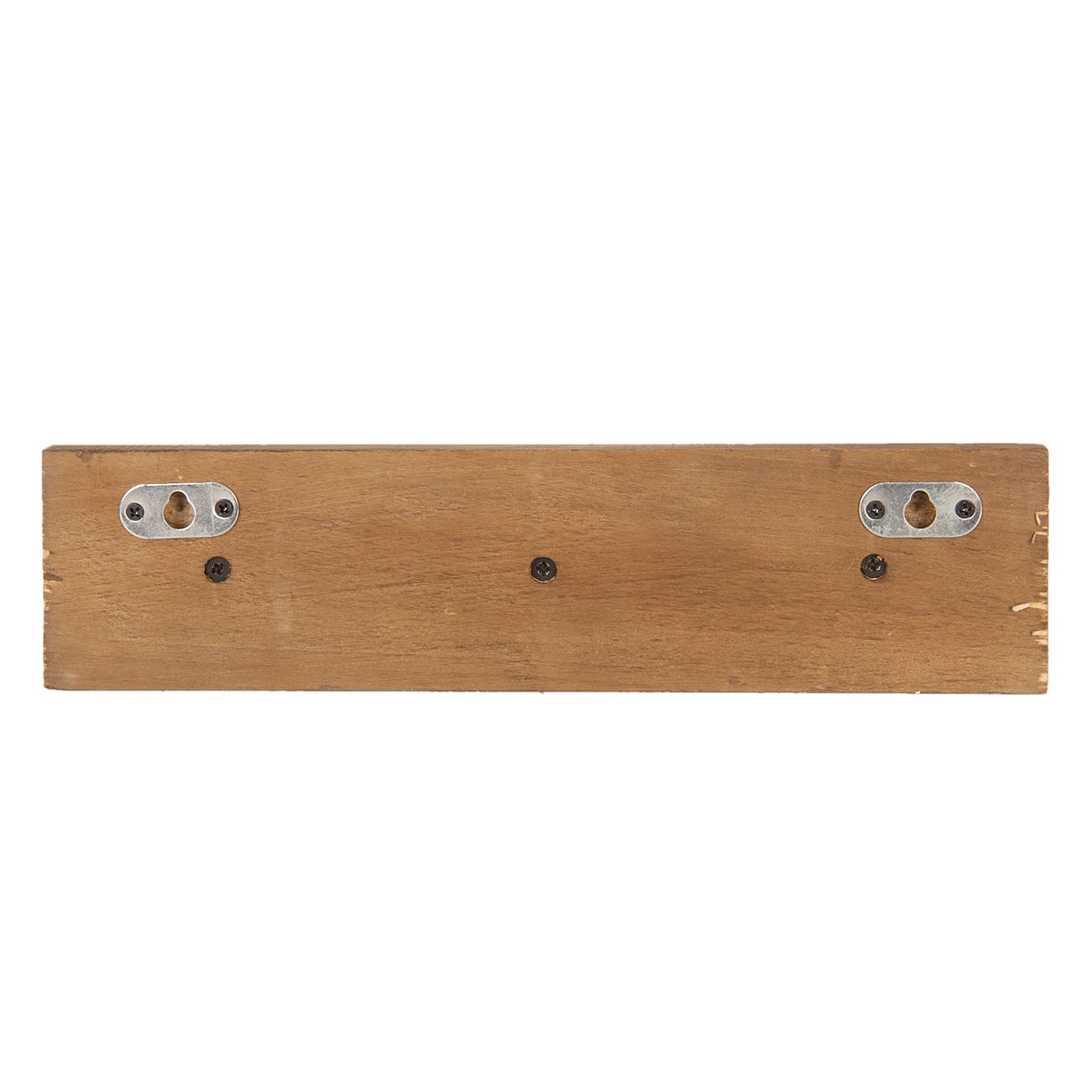 Nástěnný věšák bílá lama s patinou - 30*4*7 cm