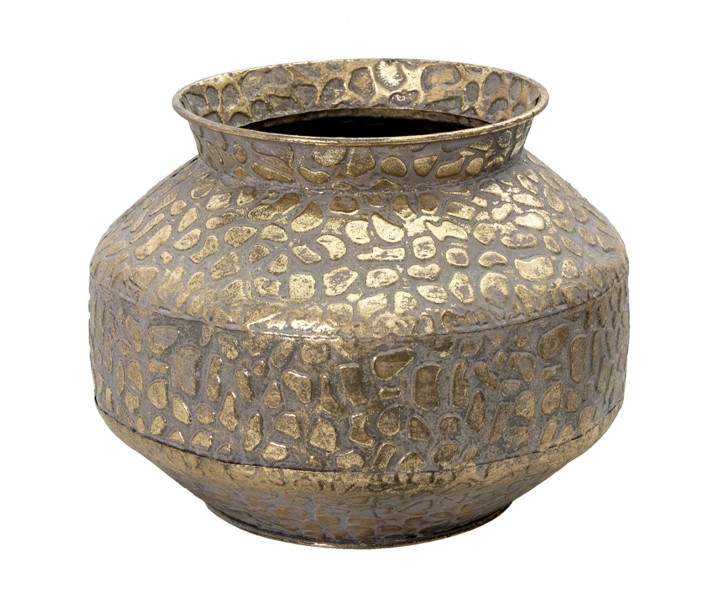 Zlatá antik dekorační váza Gemma - Ø 28*20 cm