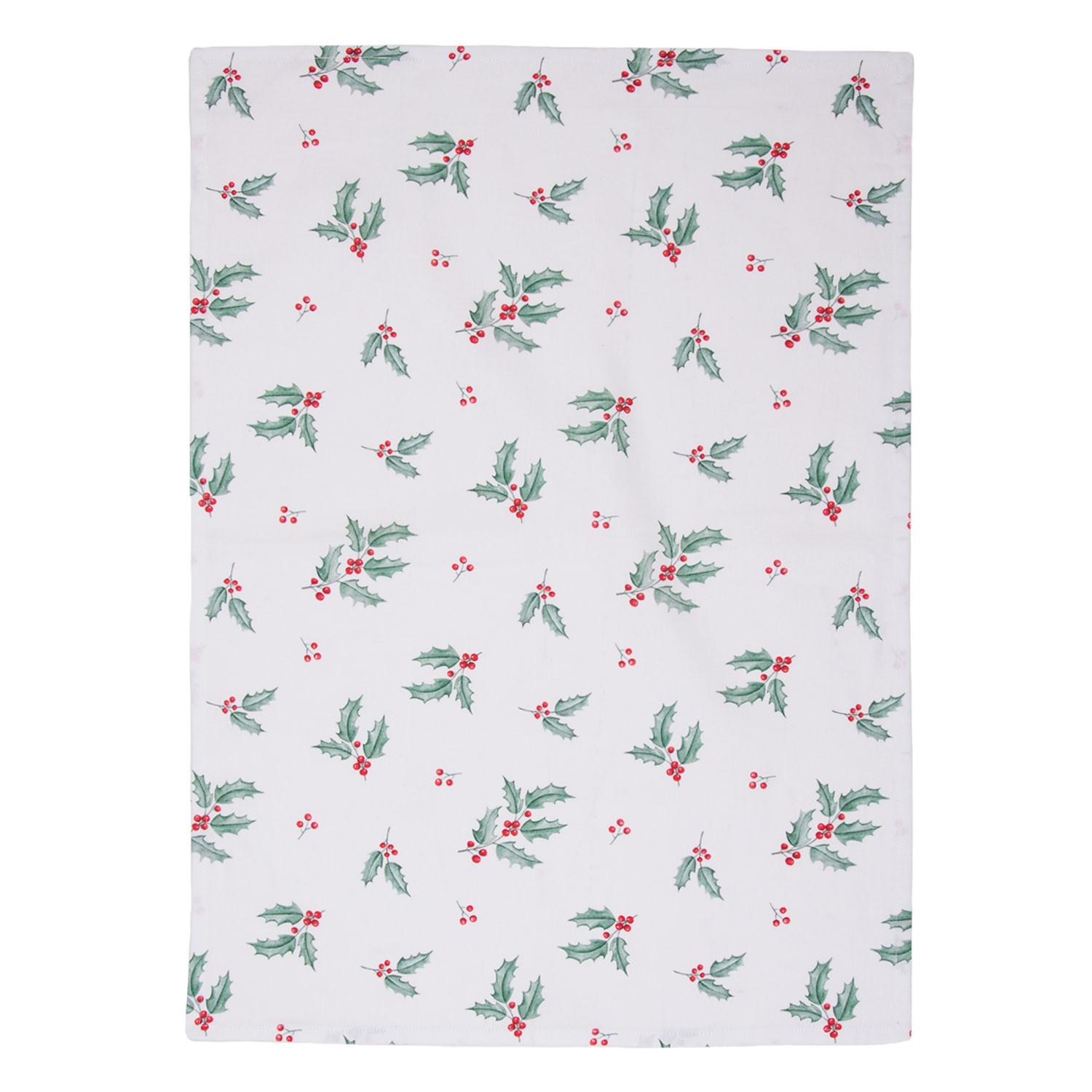 Sada 2 bavlněných kuchyňských utěrek Holly Christmas - 50*70 cm