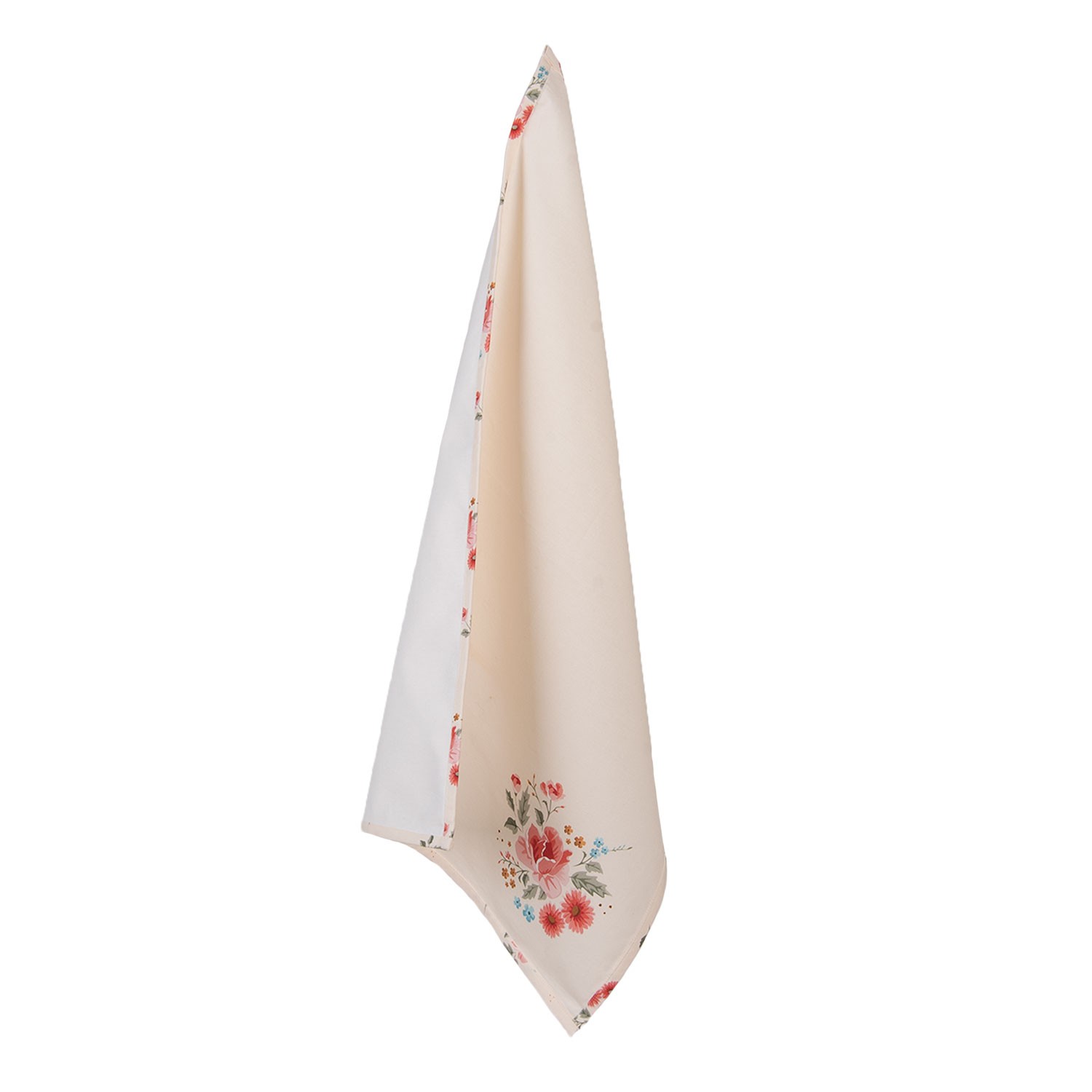 Bavlněná utěrka s květy Little Rose Collection - 52*72 cm