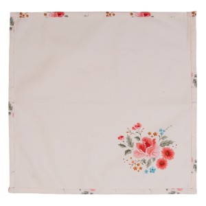 Sada 6ks bavlněných ubrousků s květy Little Rose Colllection - 40*40 cm