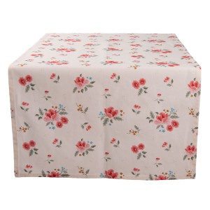Bavlněný běhoun s květy Little Rose Collection - 50*140 cm