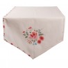 Bavlněný běhoun s květy Little Rose Collection - 50*160 cm Barva: krémová, multiMateriál: 100% bavlnaHmotnost: 0,15 kg